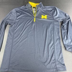 Women’s Small Michigan Wolverines Dri-Fit Quarter Zip Pull Over Shirt